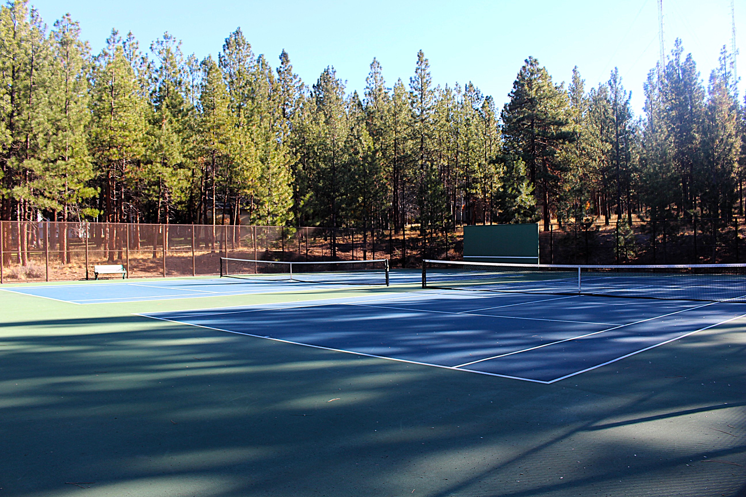 Two tennis courts at sylvan park