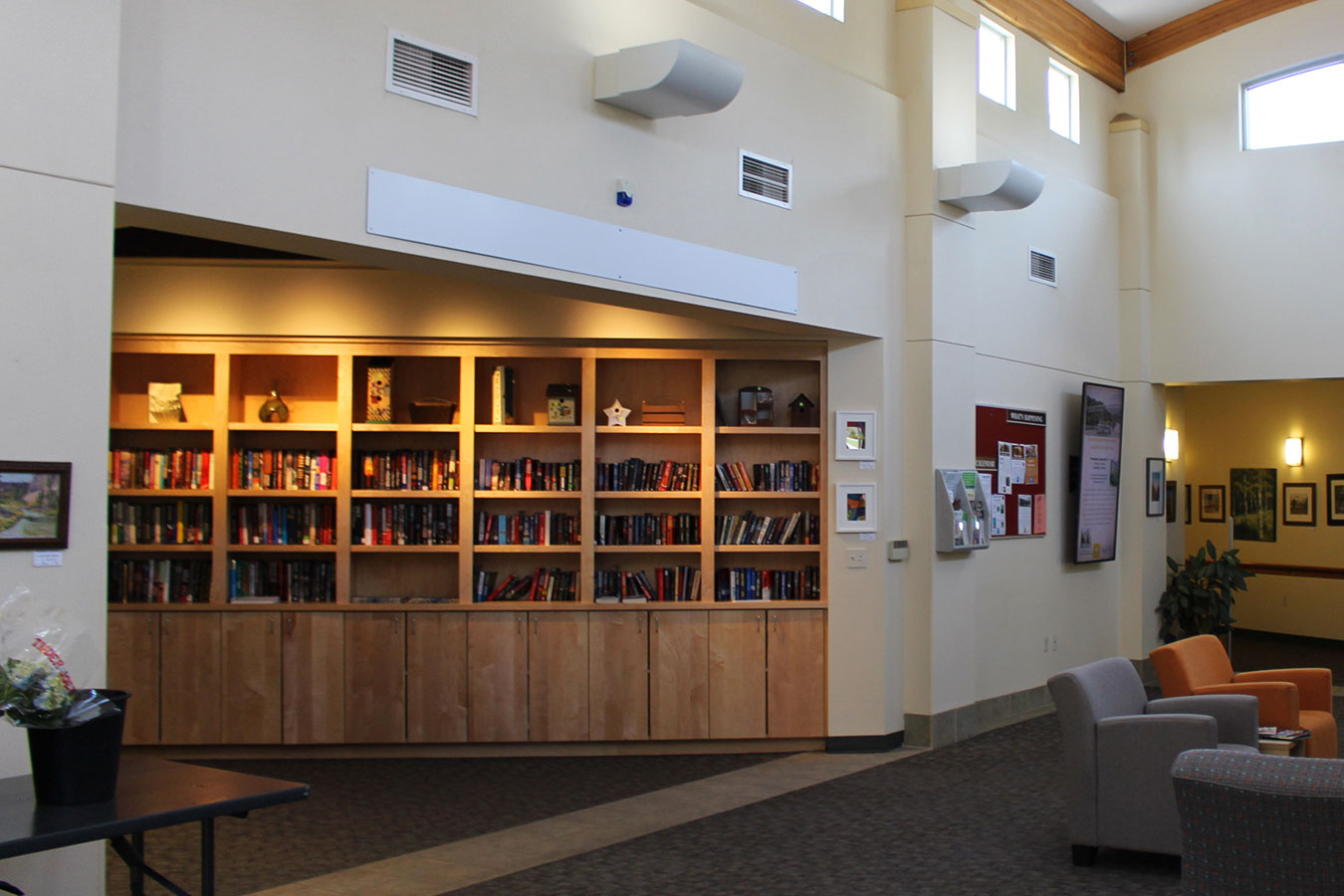 Lobby of the Bend Senior Center