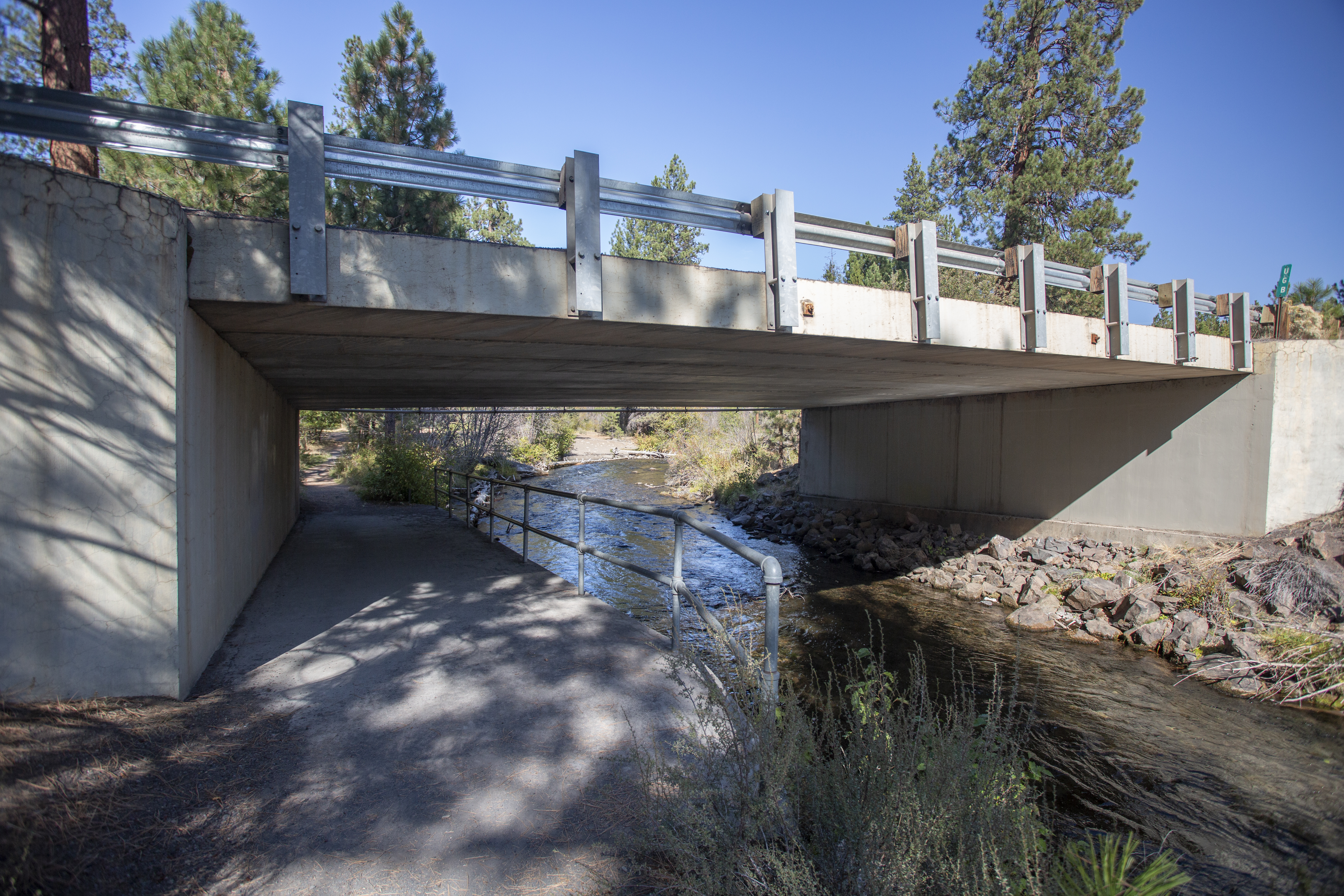 A trail connection under Shevlin Park road