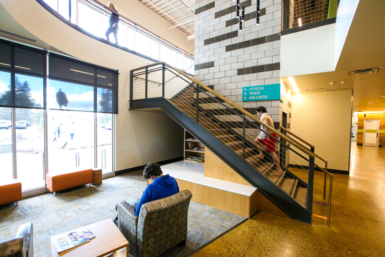 A photo of the lobby of Larkspur.