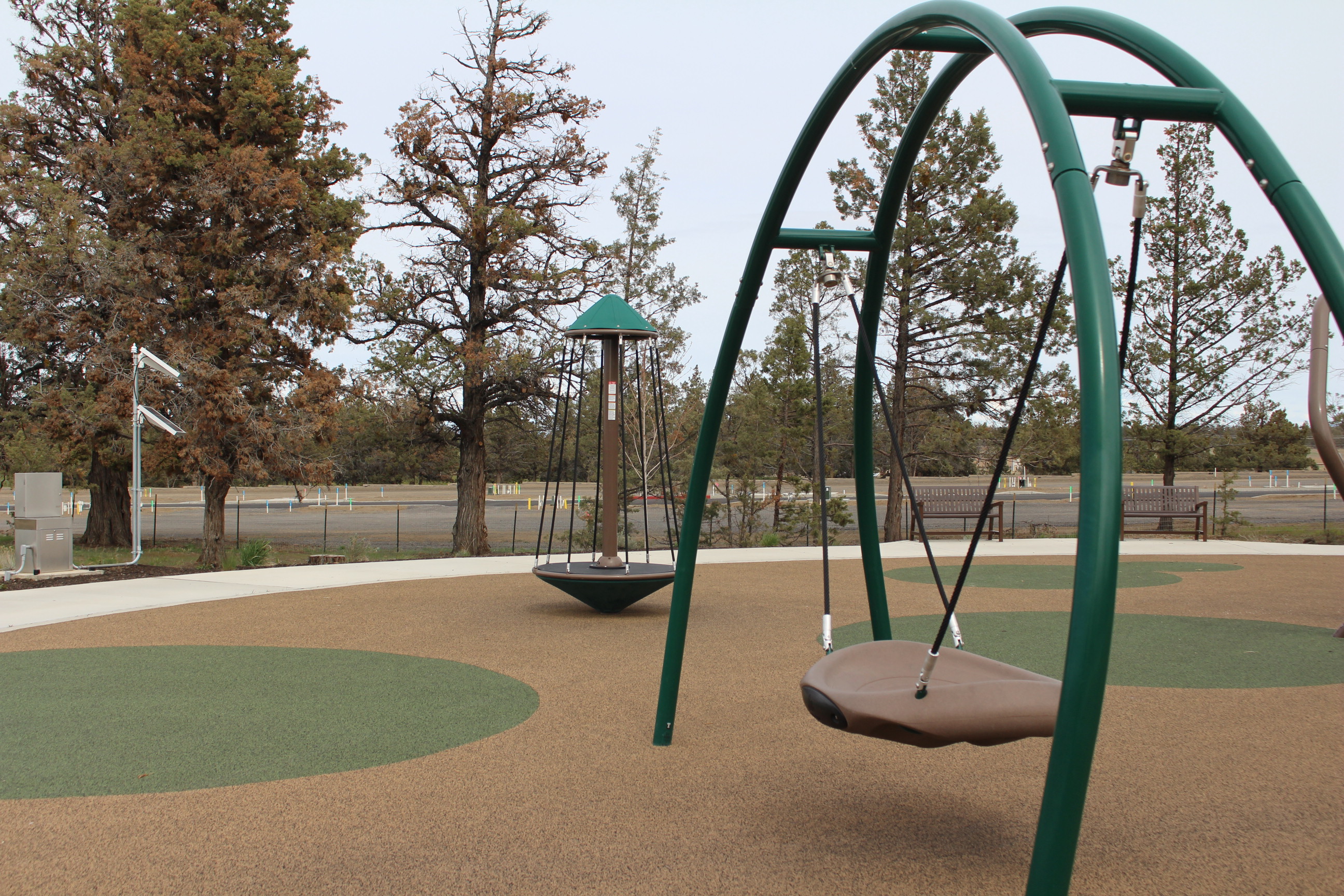 Play features at Fieldstone Park