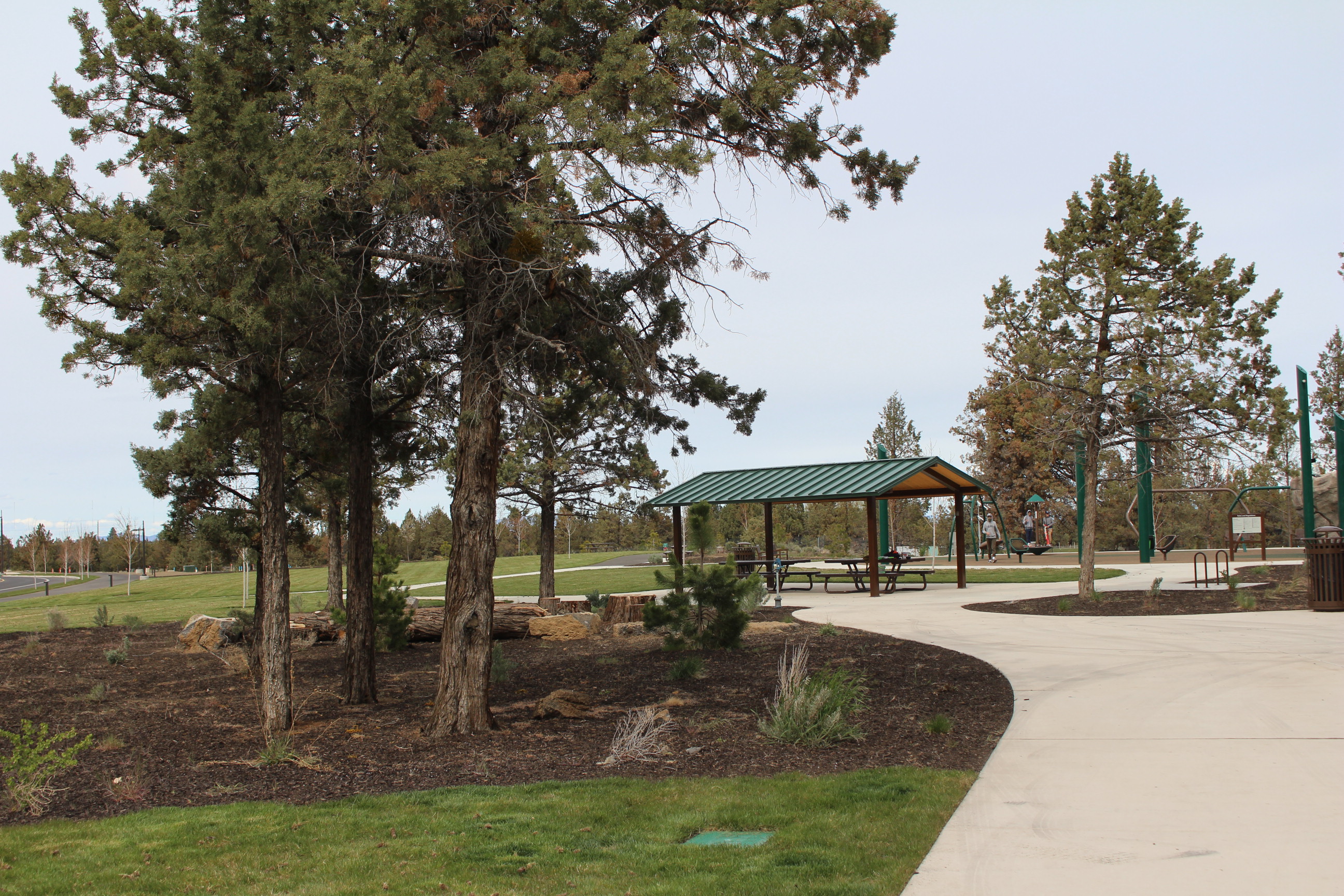 A pathway to the play area at Fieldstone Park