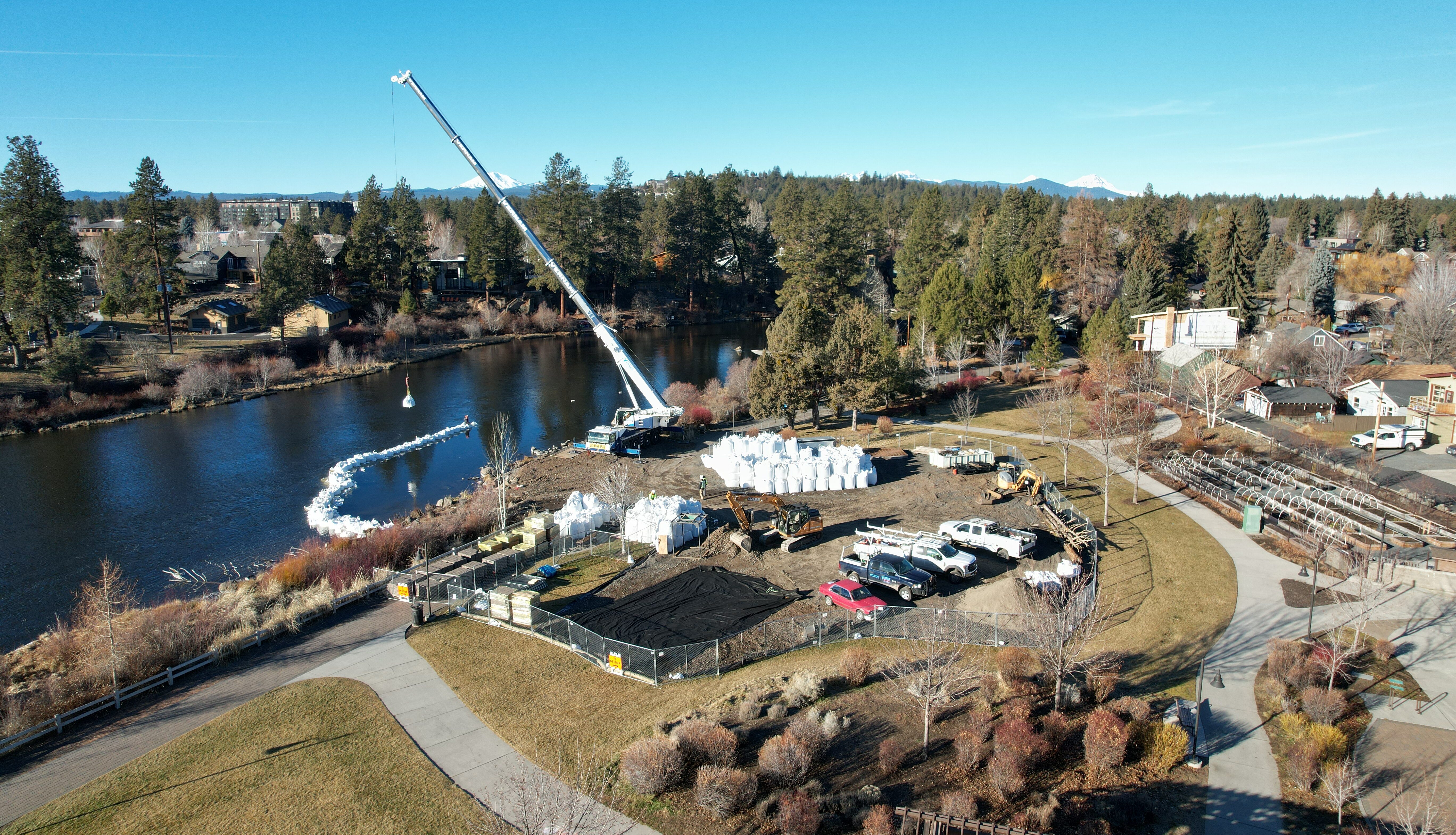 Miller's Landing project construction site