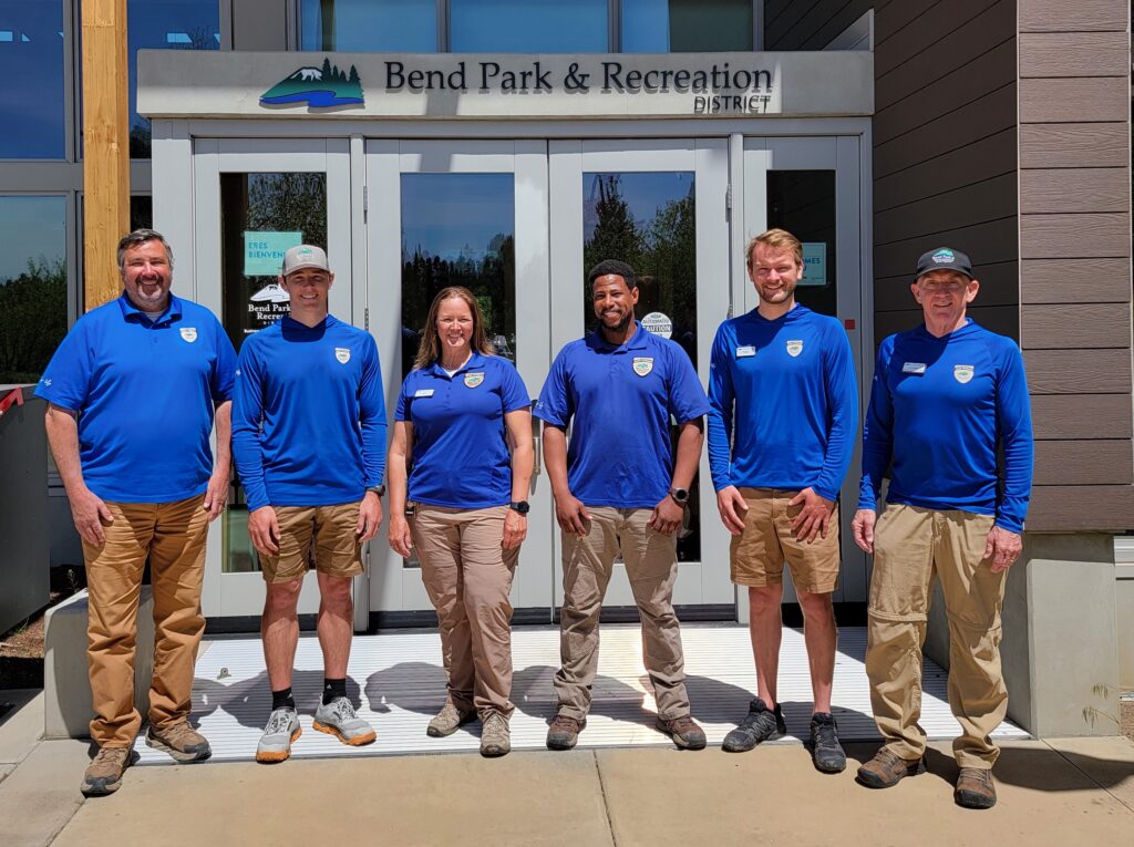 Park Stewardship team members in May 2024 at the District Office